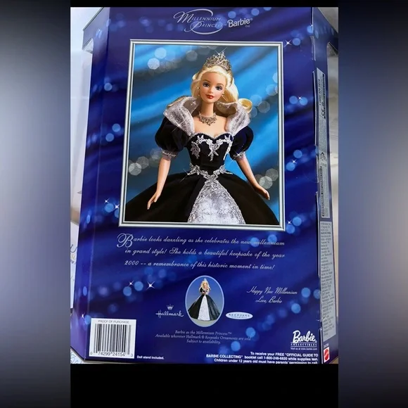 Barbie Millennium Princess Doll - Navy and Silver - Picture 5 of 8